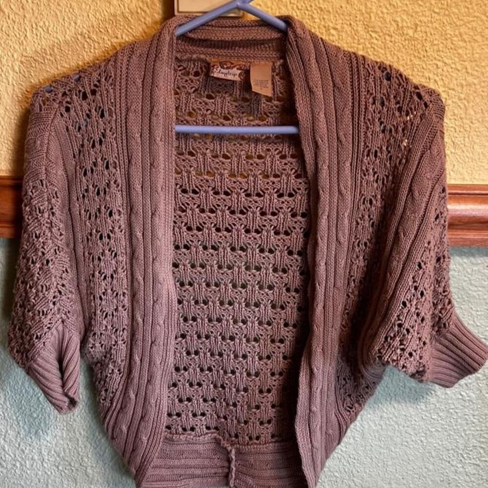 Daytrip Women's Brown and Purple Cardigan